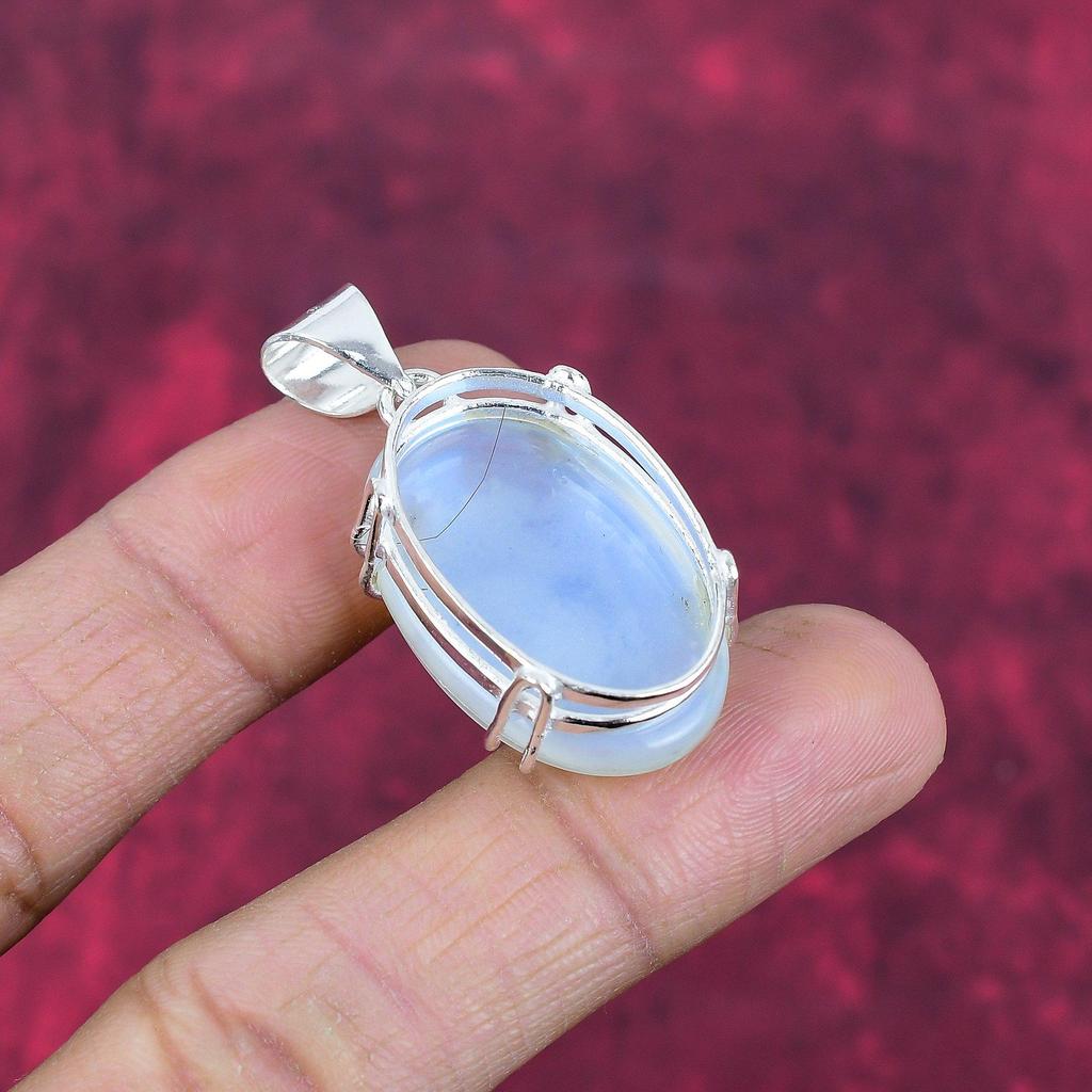 Rainbow Opal Jewelry, 925 Solid Sterling Silver Pendant Handmade Gemstone Jewelry, Gifts For Wife Brand New Pendant