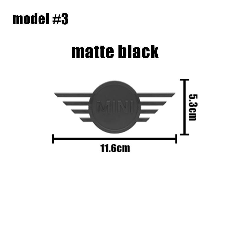 11,6 cm 14,5 cm Logo na přední kapotu auta Zadní emblém na kufr Samolepka Příslušenství Pro Mini Cooper R55 R56 R57 R58 R59 F54 F55 F56 F60