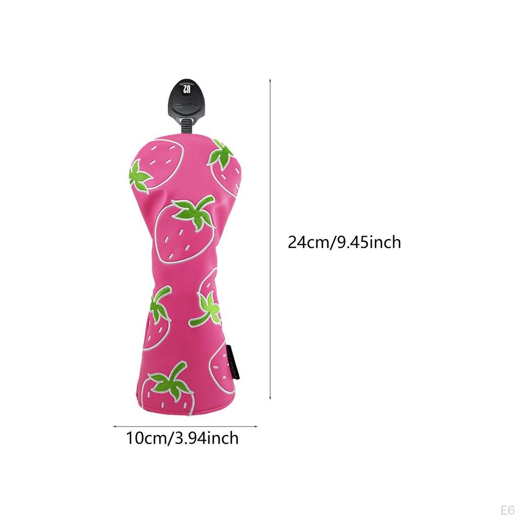 Erdbeerbedrucktes Golf-Holz-Schlägerhaube Kopfschutz für Wasserabweisenden Stilvollen Transport