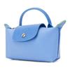 Longchamp Le Pliage Green Logo Snap Zipper Minimalist Recycled Polyamide Canvas With Leather Dumpling Tote Bag Women Tote Bags 34175919P82