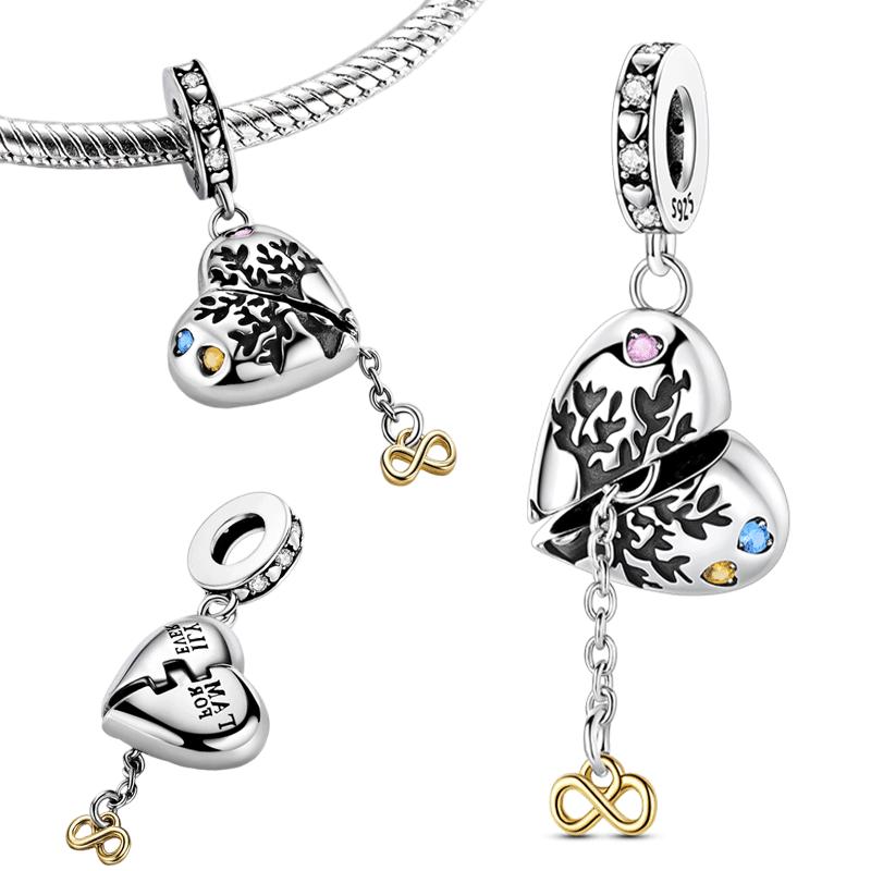 Matryoshka Doll Copper Can Be Opened And Closed Charms Pendant Fit Bracelet Jewelry Women Making Diy Gift Accessory