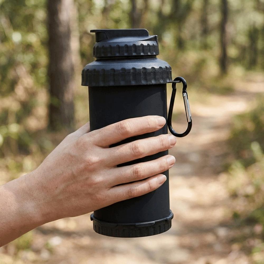 Portable Sports Water Flask Collapsible Fitness Drinking Cups Silicone Folding Water Bottle Travel