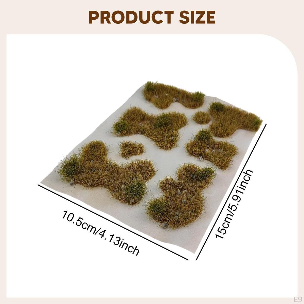Grass Tufts Model Artificial Vegetation Groups DIY Ornaments Mini Landscape Simulation Cluster