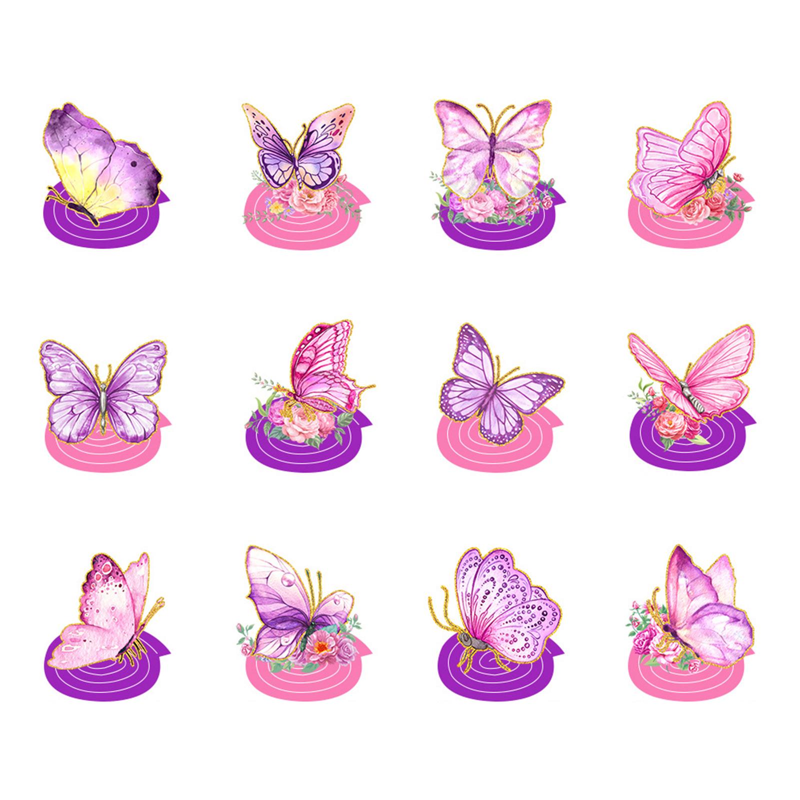 

Colorful Pendant Butterfly Spirals Hanging Decoration for Birthdays and Weddings Handmade Children Room Ornament A