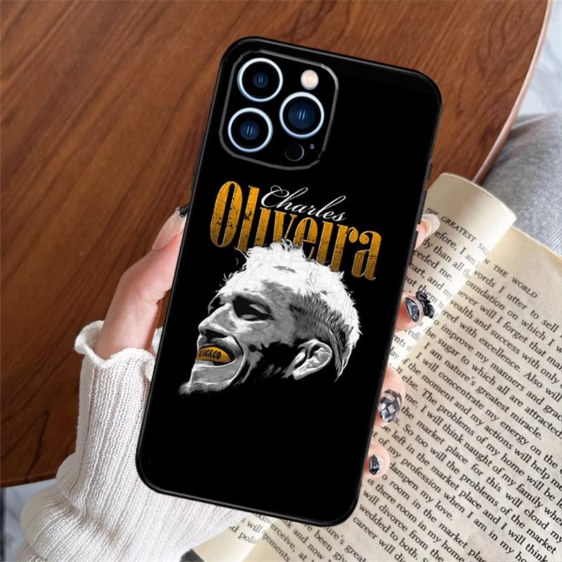 

Charles Oliveira Do Bronx Case For iPhone 16 15 14 Pro Max 13 12 Mini 11 Pro Max X XR XS 7 8 Plus Soft Cover Funda iPhone 13