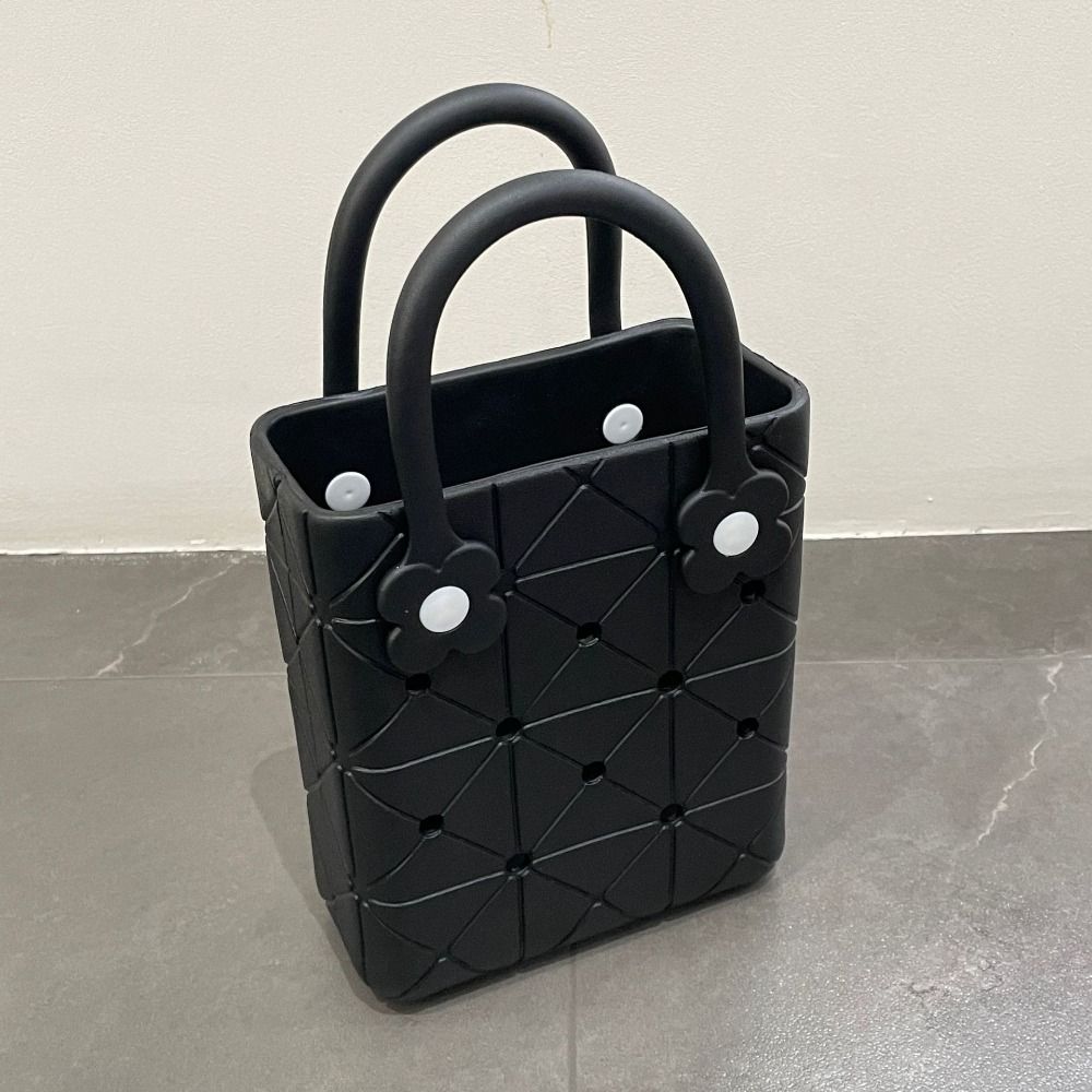 DIY EVA Handbags with Hole Waterproof Rubber Tote Bag Shopping Bag Summer Beach Bag  Boat