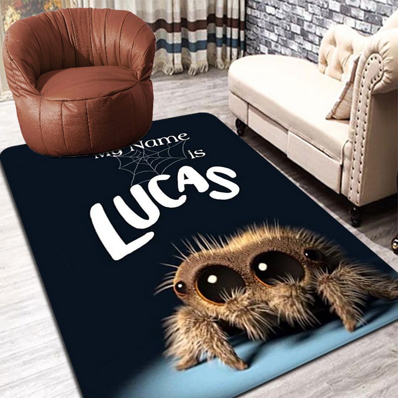 Lucas the Spider Rug Floor Mat for Living Room or Bedroom Soft and Comfortable Carpet a Gift for Birthday and Holiday.SFF0917409