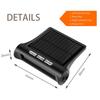 Car Solar USB Power Real Time Temperature Monitor TPMS High and Low Tire Pressure Alarm Digital Tire Pressure Monitoring System