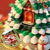 Festives 3D Paper Sculpture Calendar with LED Light 2025 Desk Memo for Everyday Use Notepad Carving Accessories