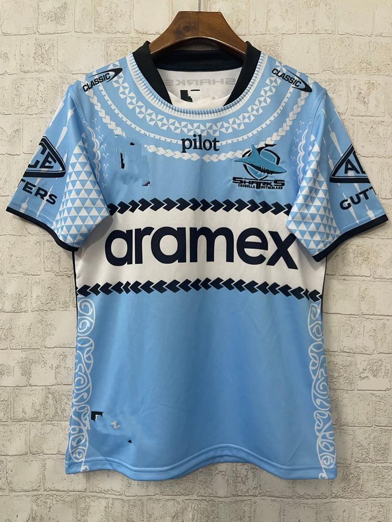 NRL Warriors Broncos Fiji Rabbit Jaguar Short Sleeve Rugby Jerseys Training Suit