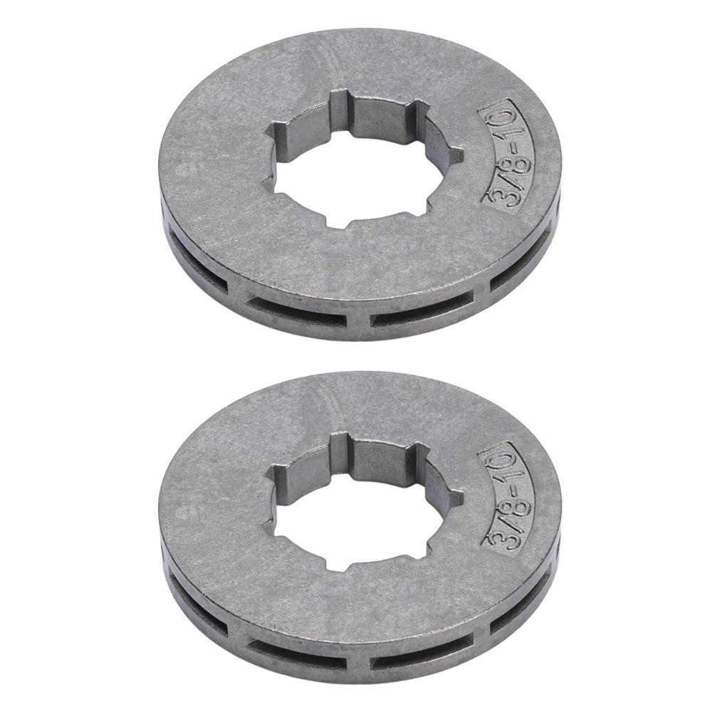 2PCS Dark Silver Chainsaw Rim Sprocket Metal Chainsaw Parts for Stihl 070 080 090 MS640 MS660