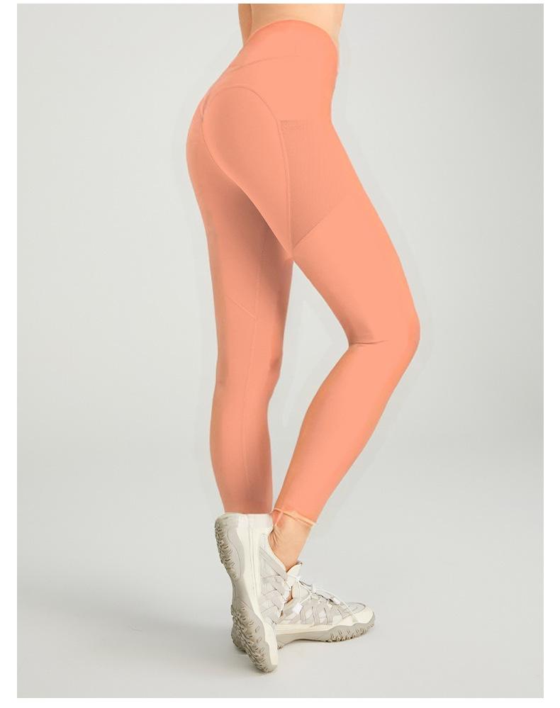 High-Waist Butt-Lifting Women's Yoga Pants with Side Pockets - Slim Fit, Leg-Slimming Fitness Leggings