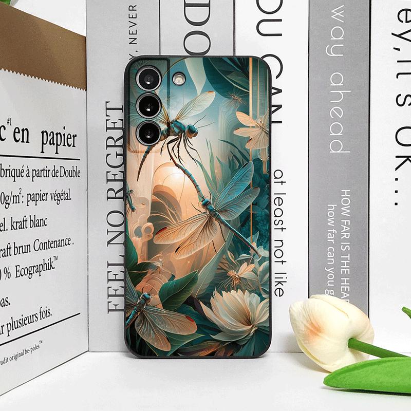 Flower Cute Dragonflies Vintage Floral Pattern Phone Case for Honor Huawei 200 Lite 100 400 PRO 80 X9 Magic 7 6 Lite 5 Pro Cover