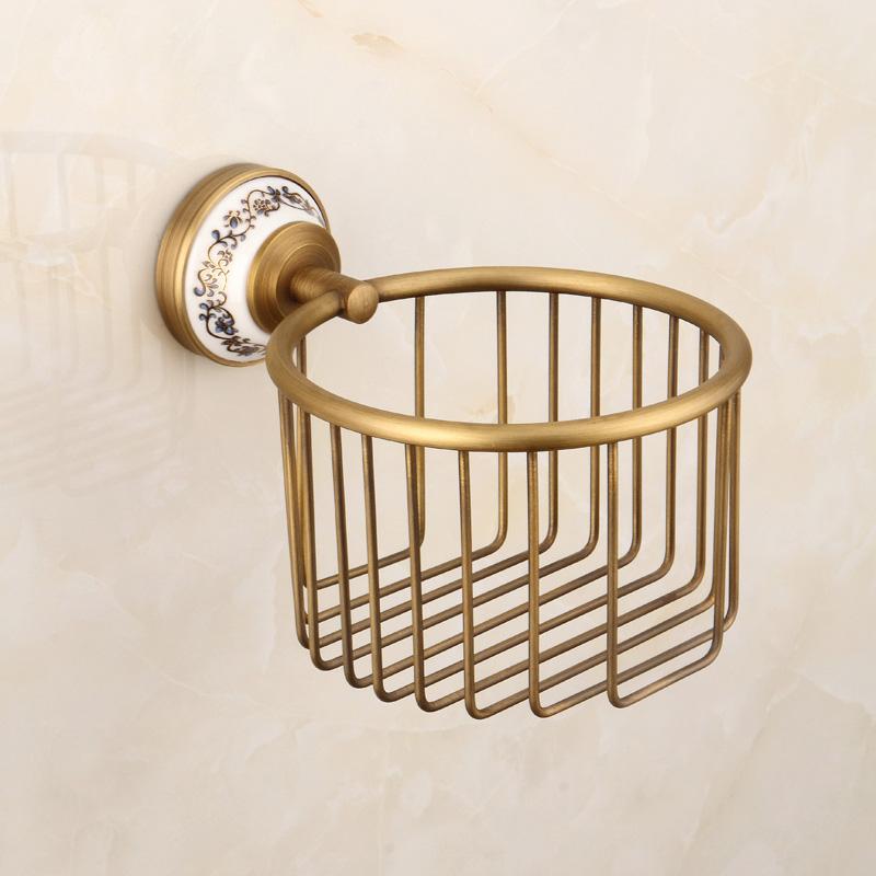 Bronze Bathroom Hardware Antique Bathroom shelf Towel Rack Toilet Brush Holder Towel Shelf Rail Bar Shower Soap Dish Holder