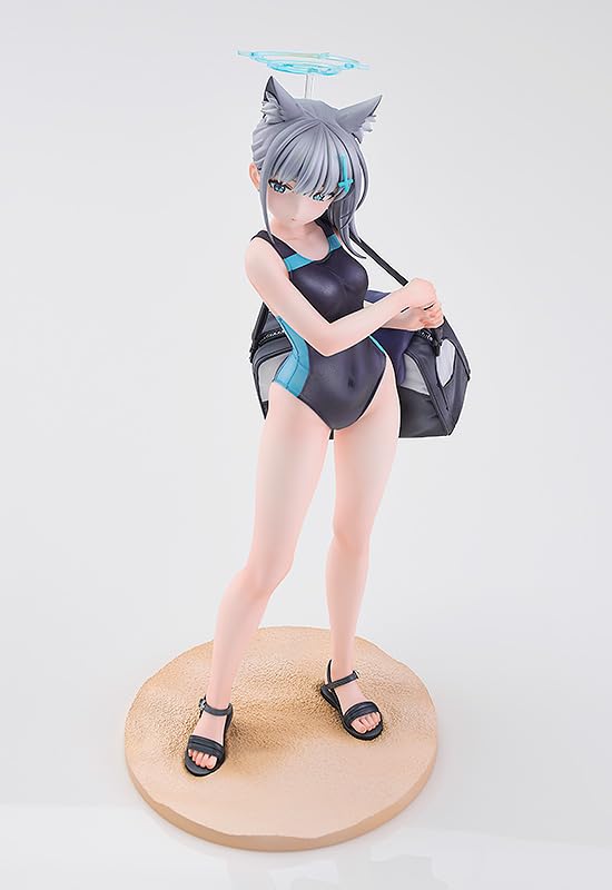 GOOD SMILE COMPANY Blue Archive Shiroko Sand Wolf scale plastic painted finished figure [Swimsuit] 1/7