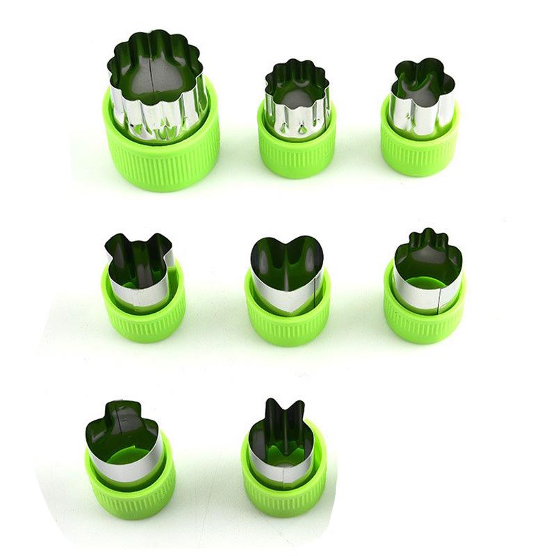 Stainless Steel Bow Tie Pasta, Wonton, and Dumpling Mold with Cartoon Fruit Shapes for Baby Food Supplement.