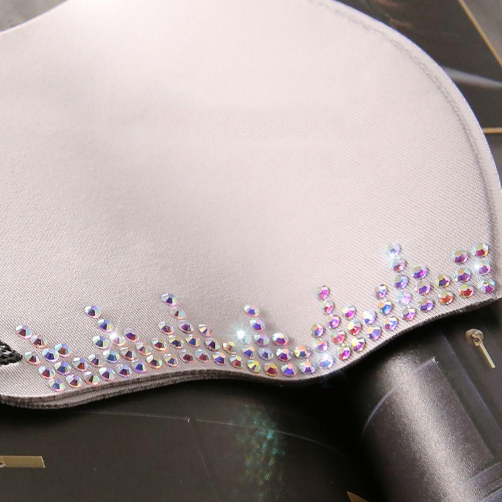 Rhinestone Ice Silk Cloth Mask Crystal Riding Mask Crystal Ornaments Tassel  Mask  Women