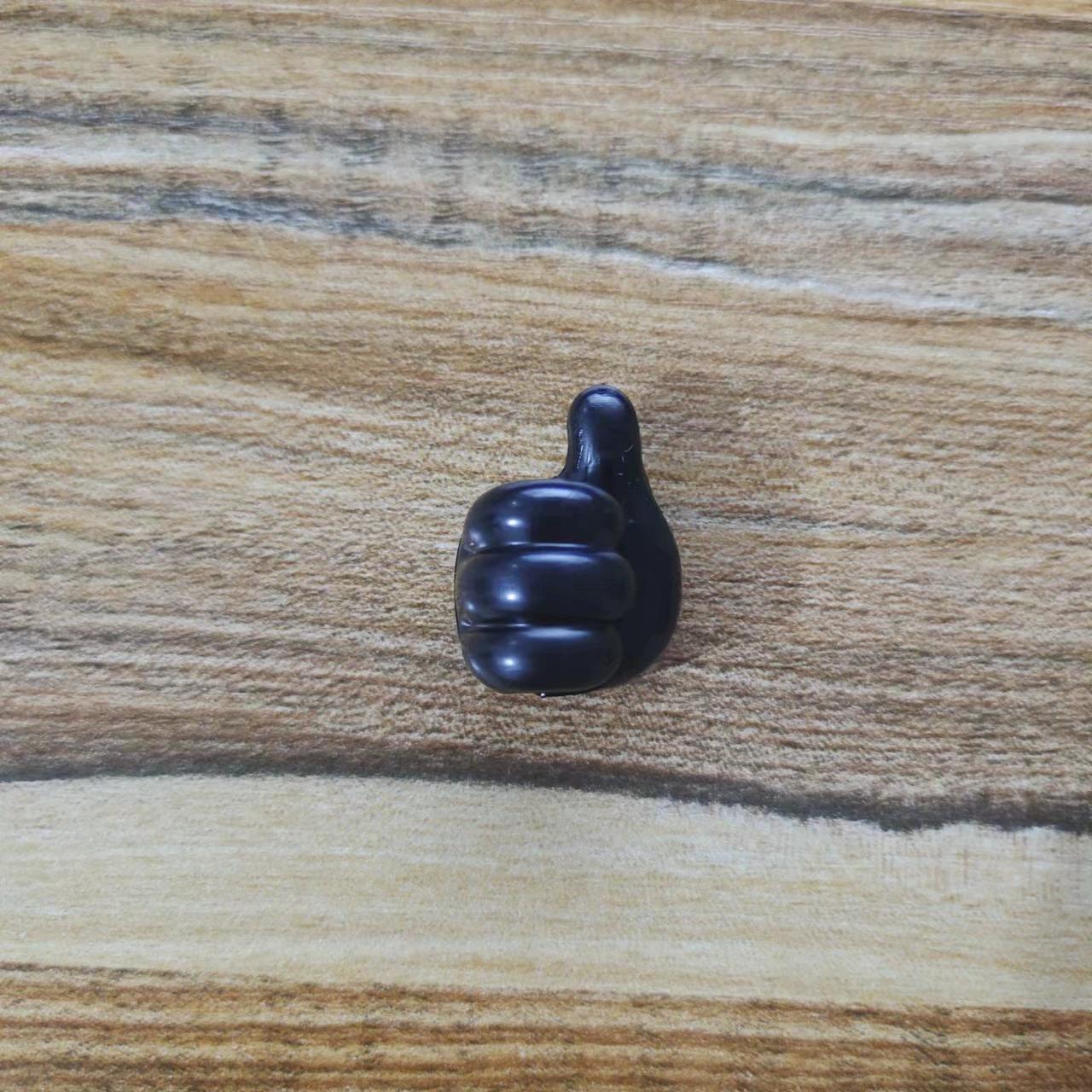 

5 шт. резиновый держатель в форме руки для очков, шнур питания, самоклеящийся мини-крючок для хранения гаджетов в автомобиле, украшения чёрный