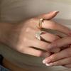 White Elegant Mother Of Pearl Butterfly Ring For Women Ideal For Summer Fashion Trends
