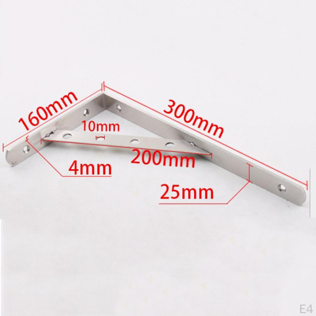 Heavy Duty Shelf Brackets Floating Shelves Triangle 90 Degree Angle Wall Mounted