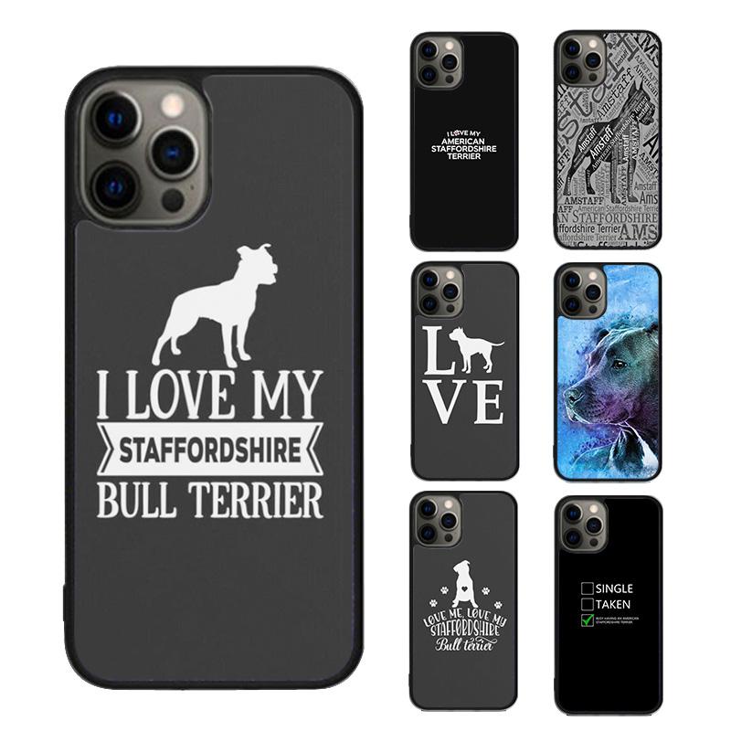 American Staffordshire Terrier Phone Case Cover For iPhone 17 Air 15 16 16e 14 13 12 11 Pro Max Coque For Apple PLUS Fundas