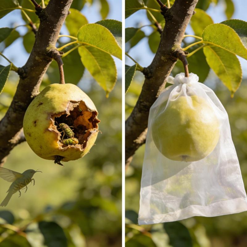 50pcs Permeable Breathable Insect-Proof Covers Fruit Trees Net Bags For Protect Apples Grapes From Birds Gardening Accessories