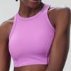 Rib I-Shaped Beauty Back Exercise Underwear Women's High Strength Bubble Wrap Push-up Running GA Workout Bra Yoga Vest