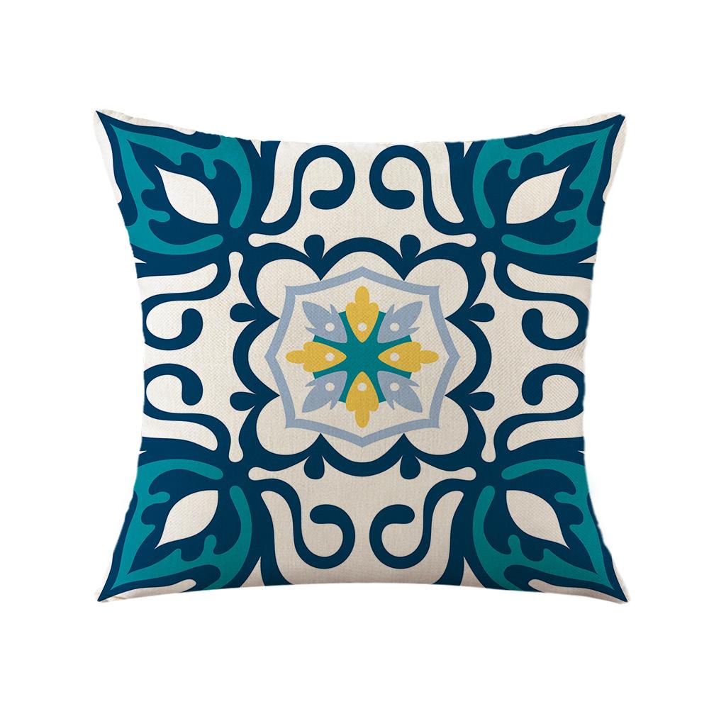 New Bohemian Throw Pillow Mandala Sofa Cushion Office Linen Throw Pillow Cover