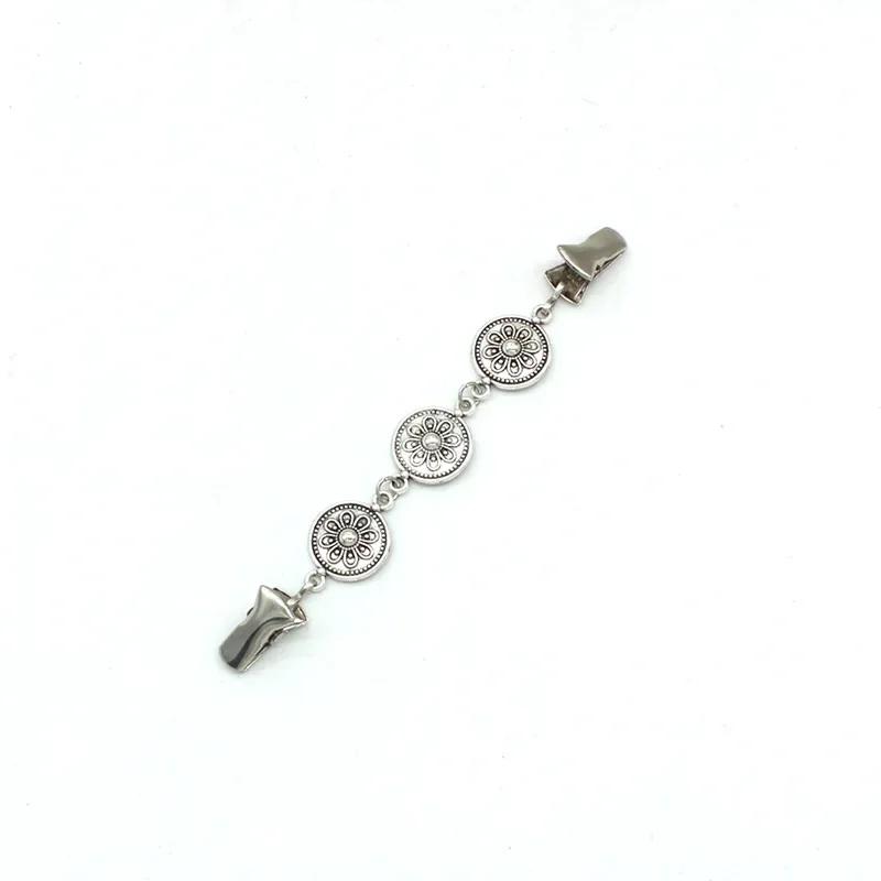 Cardigan Brooches Sweater Shawl Clips Pearl Spider Charm Brooch Pins Clip Collar Duck-mouth Jewelry Brooches DIY