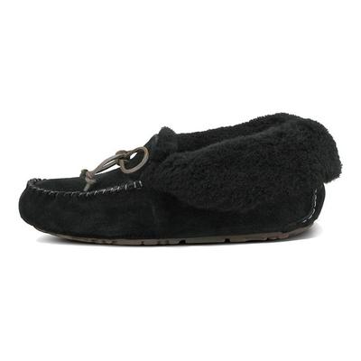 Alena Suede Chaussons Chauds Baskets Basses Femme Baskets Noir 1004806-BLK