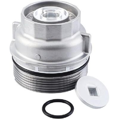Oil Filter Housing Cap Assembly with Oil Plug Fit for 2005- Tundra RAV4