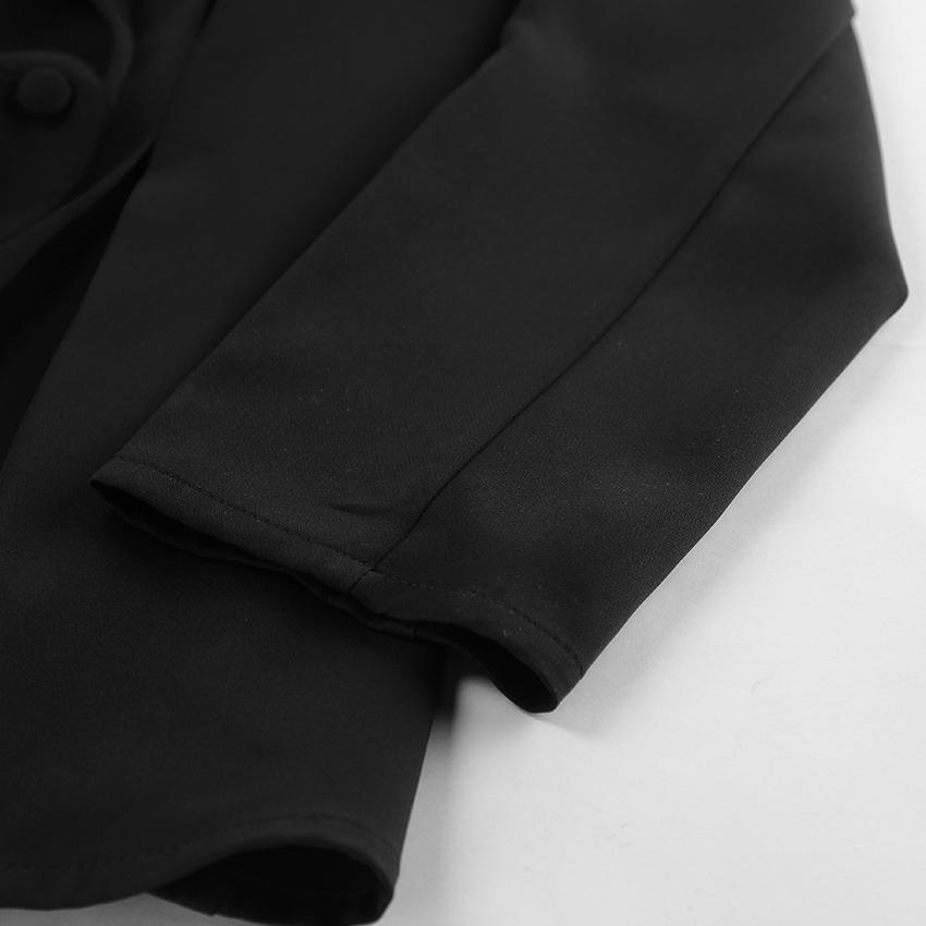Europäisches und amerikanisches Temperament elegantes Anzug-Anzug Damen hoher Sinn schwarzes Temperament schmale Taille Anzug Hüftrock zweiteiliges Set