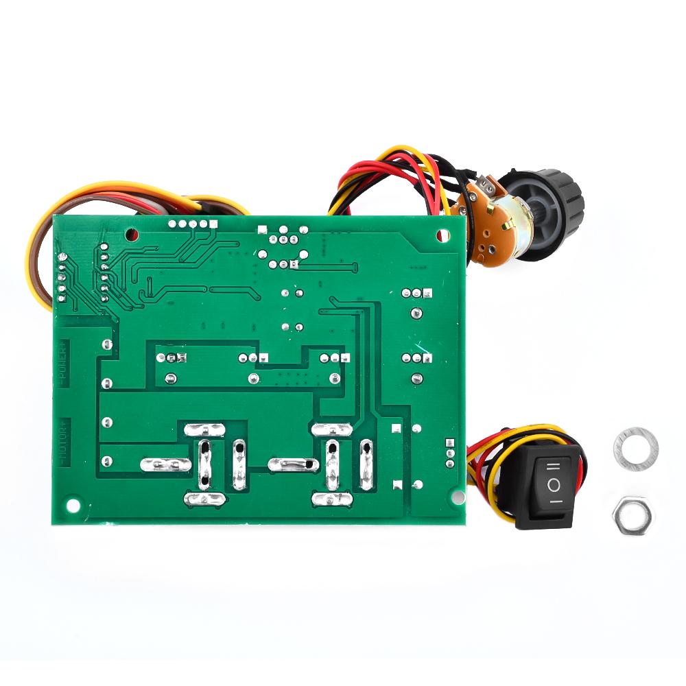 12V 24V 36V 48V 60A DC10 -55V PWM DC Motor Speed Controller Digital LED Display 0 -100% Adjustable Drive Module