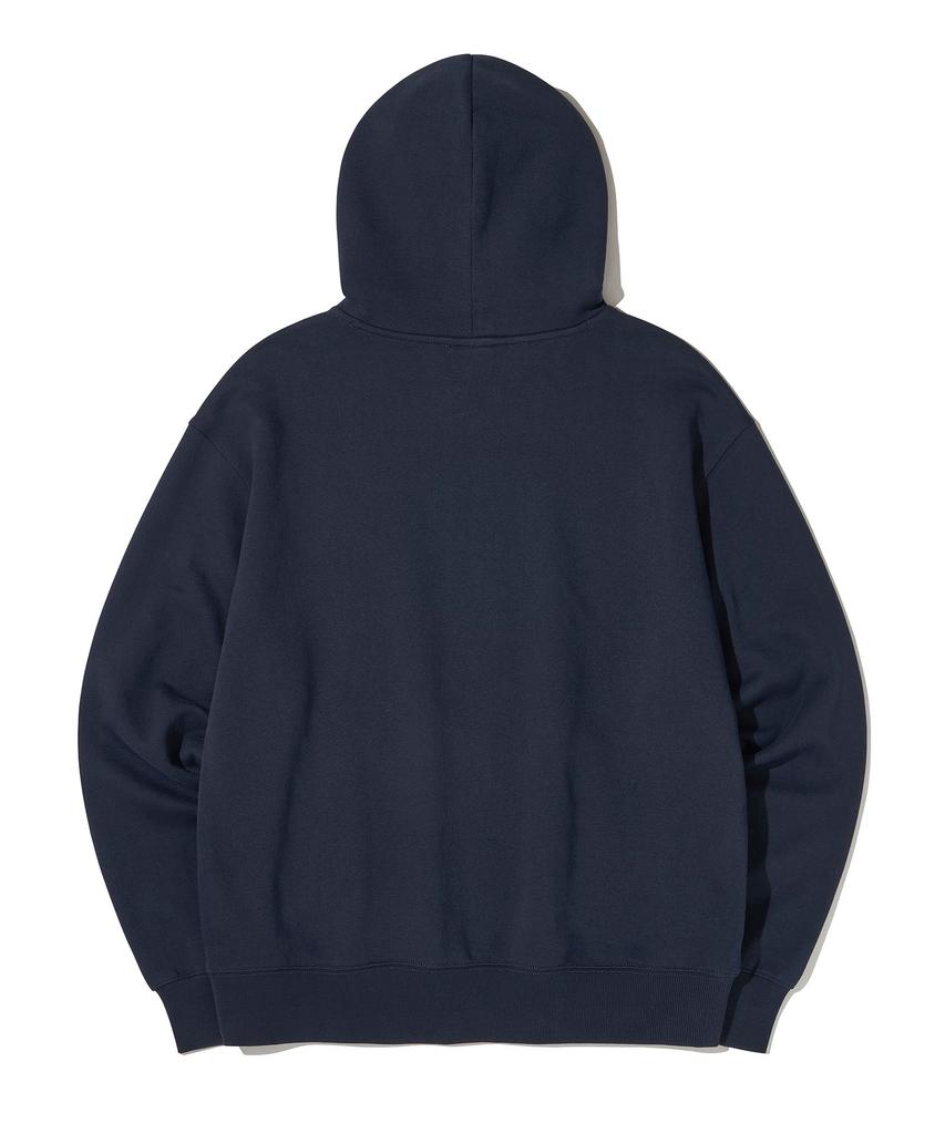 URBANDTYPE Circuit Knit Effect Hoodie_Navy