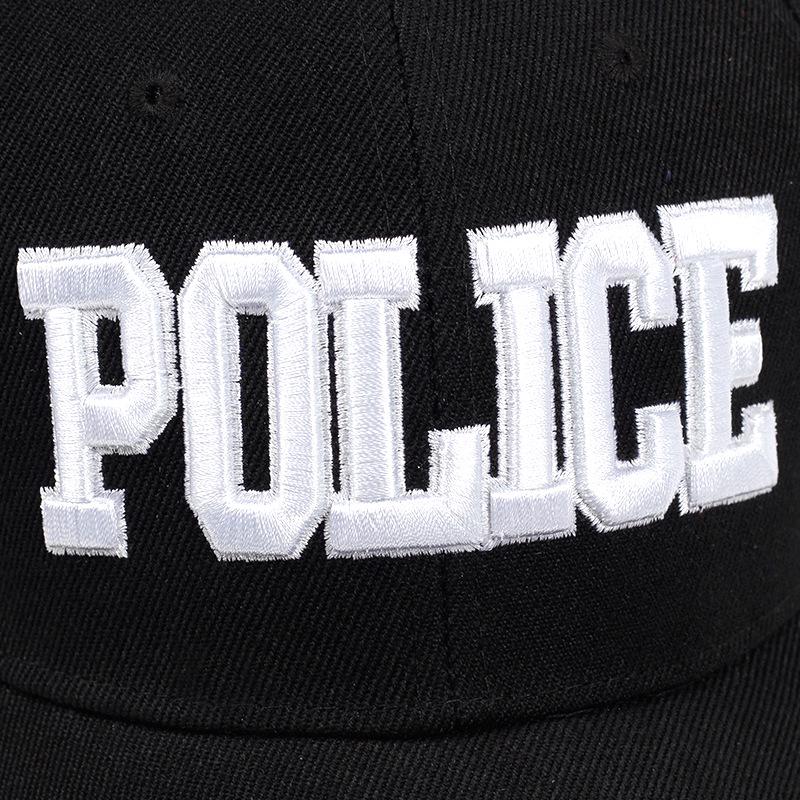 POLICE Letter Embroidery Baseball Cap Hip Hop Cap Men's Universal Trucker Cap Golf Cap