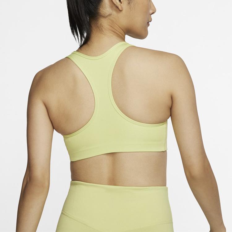 Nike Swoosh Medium Support One-Piece Padded Sports Bra Women Sports Bra Candy-Green BV3637-367