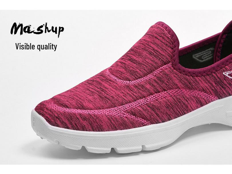 Women's Old Beijing Cloth Shoes - Soft Sole, Comfortable Walking, Casual Sport Style for Elderly Moms