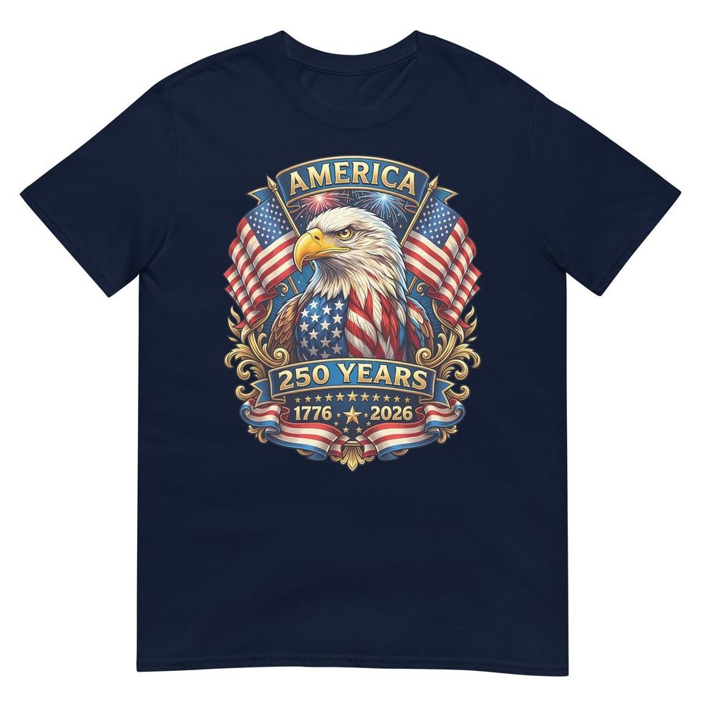 250 Years American Anniversary 17762026 Usa Flag TShirt S