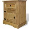 Day and Night - Day and Night Corona Range Bedside Table Mexican Pine 53x39x66 Cm