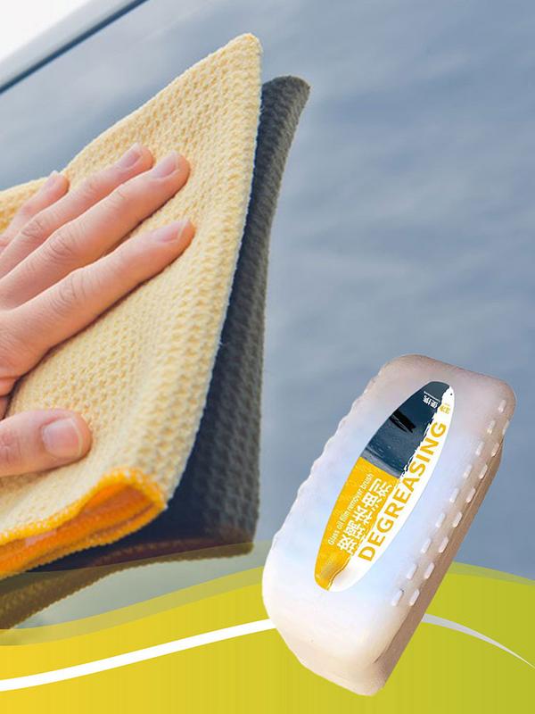 100 ml Autoglasreiniger-Creme, Wasserfleckenentferner-Bürste, Auto-Windschutzscheiben-Ölmembranreiniger, Autowaschzubehör