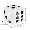 Interesting Inflatable Balloon Dice Blow-Up Cube Big Dice Toy Party Activities Supplies Indoor And Outdoor Sports And Game Toys
