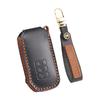 Leather Car Key Case Cover Holder Keychain Shell for Kia EV6 Seltos K5 Sorento MQ4 5 Button Remote Key Fob Holder