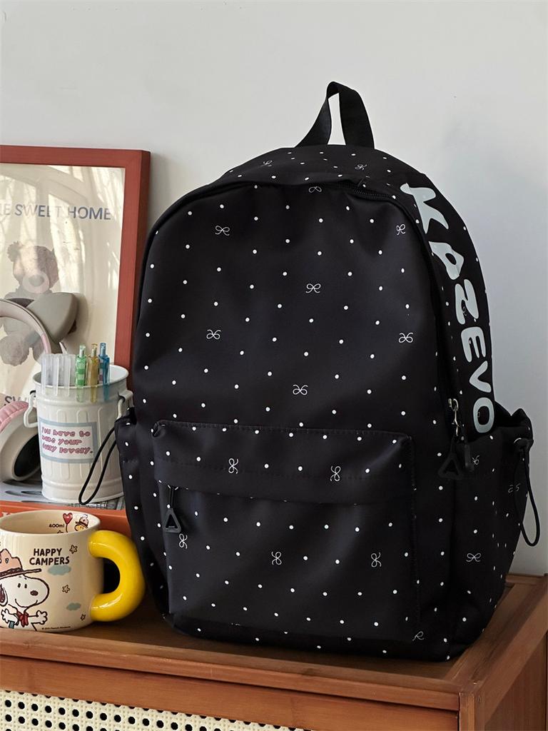 Schultasche Japanischer ins neuer hochwertiger frischer und süßer gepunkteter Buchstabenrucksack Mittelschüler leichter Reiserucksack