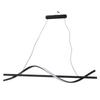 Wave LED Pendant Light With Remote Control Dimmable LED Irregular Shape Wave Chandelier for Kitchen