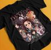 2026 New Demon Slayer Shirt Tanjiro Tshirt Zenitsu T-Shirt Muzan Doma Tee Inosuke Nezuko Summer Men's and Women's T-shirt Top...