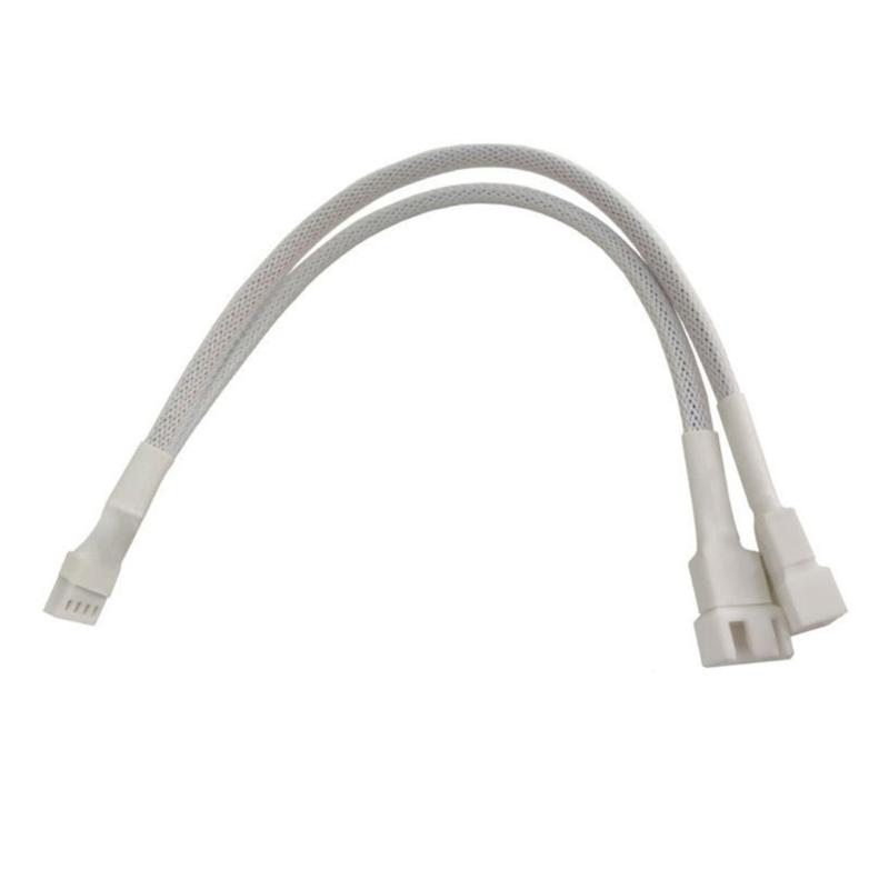Lüfteradapter 1 auf 2 Splitterkabel für PC-Kühlsysteme unterstützt Geschwindigkeitsregelung und Überlastschutz