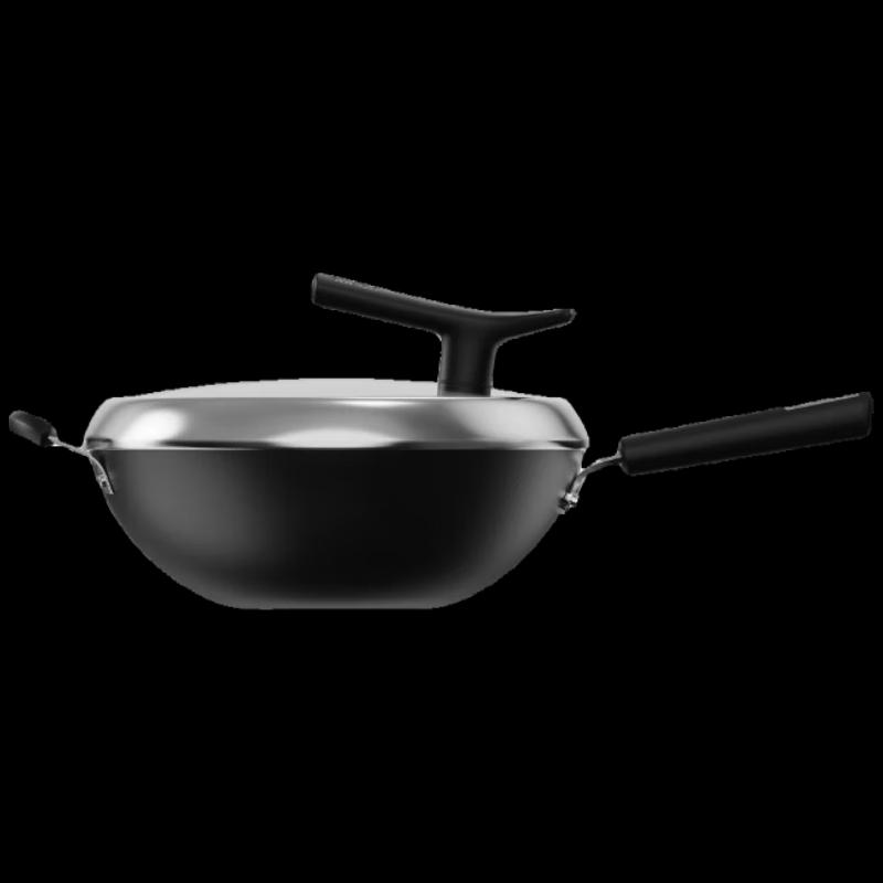 Supor Non-Coated Cast Iron Flat-Bottom Wok