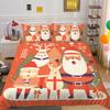 3D Christmas Printing Bed Set Cover King Size Polyester Bedding Set Boy Kid High Quality Bed Clothes