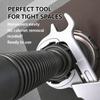 Portable Universal Faucet Wrench Aluminum Alloy Multi-functional Plumbing Wrench Adjustable Sink Repair Tools