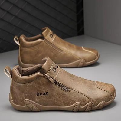 New Trendy Men's Boots Outdoor Non Slip Vulcanized Shoes Fashion Comfortable Men Footwear Casual High Top Sneakers Zapatos Homme